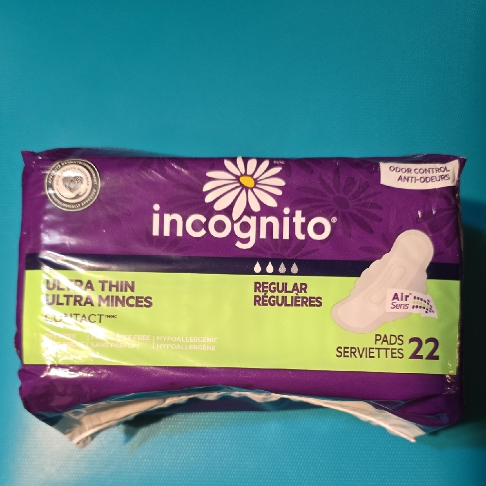 4 Packs Incongnito Ultra Thin Pads (4 Packs)